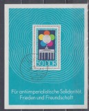 M2 C3 - Timbre foarte vechi - Germania Democrata - DDR - colita dantelata, Istorie, Stampilat