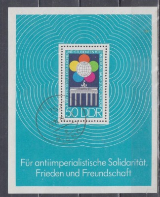 M2 C3 - Timbre foarte vechi - Germania Democrata - DDR - colita dantelata foto