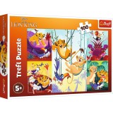 PUZZLE TREFL 100 DISNEY CURAJOSUL REGE LION, TREFL 100P