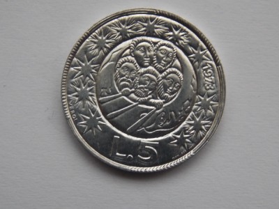 5 LIRE 1973 SAN MARINO-UNC foto