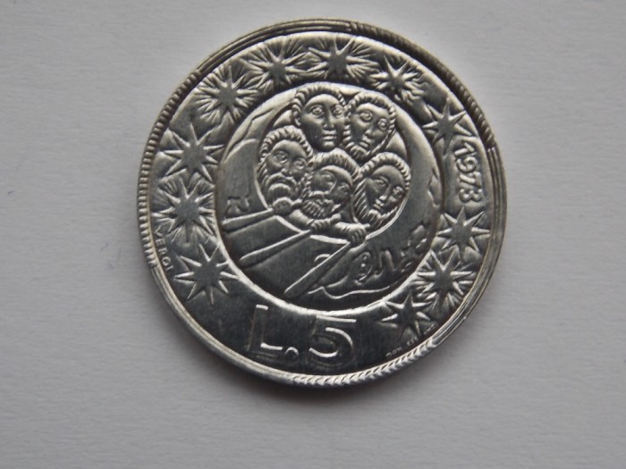 5 LIRE 1973 SAN MARINO-UNC