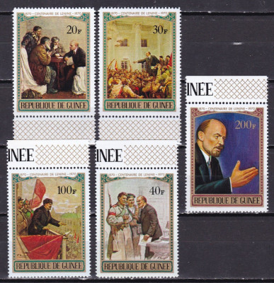 Guineea 1970 Lenin MI 565-570 MNH foto