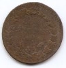 Franta 5 centimes 1796 AA - L&#039;AN 5 - AA, Prima Republica, Cupru, 10 gr, 28 mm, KM-640, Europa, Cupru (arama)