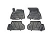 Set covorase auto AUDI A4/S4 (B9), 11.2015-07.2019; A5, 06.2016-,negru, elastomer, Rapid