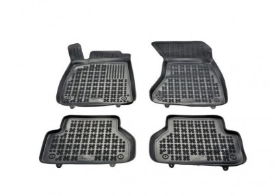 Set covorase auto AUDI A4/S4 (B9), 11.2015-07.2019; A5, 06.2016-,negru, elastomer foto