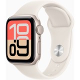 Apple Watch SE 3&nbsp;GPS, 40mm, Starlight Aluminium Case, Starlight Sport Band, S/M