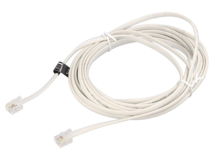 Cablu Telefon RJ11 Alb