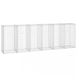 Cumpara ieftin Perete gabion cu capace, 300x50x100 cm, otel galvanizat