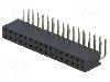 Conector 32 pini, seria {{Serie conector}}, pas pini 2.54mm, CONNFLY - DS1024-2*16R0