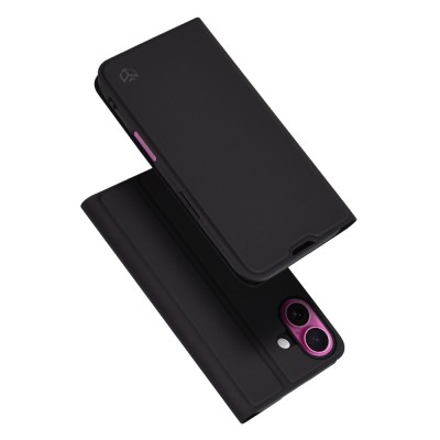 Husa iPhone 16 Plus Techsuit Magskin Book, negru foto