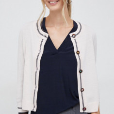 PS Paul Smith cardigan din lana femei, culoarea alb, light