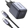 Incarcator Retea Cu Cablu USB-C UGREEN CD319, 30W, 3A, 1 x USB-C, Gri