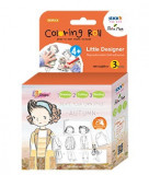 Cutie Creativa Cu Role Pentru Colorat, 3 Buc/set, Stick&quot;n Little Designer - Toamna