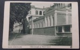 Carte postala Baile Herculane Hidroterapia si Hotel Carol, 1923