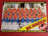 Foto (de colectie) fotbal - ROMANIA (Campionatul Mondial Franta`98) cu autografe originale HAGI si Gica POPESCU