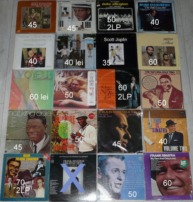 vinil Frank Sinatra,Nat King Cole,Duke Ellington,St&amp;eacute;phane Grappelli,pret poze foto