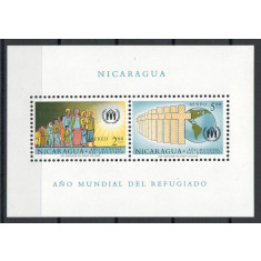 Nicaragua 1961 1257/58 bl 54 MNH - Anul Mondial al Refugiatilor