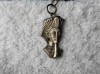 Argint MEDALION CLEOPATRA rar EGIPT 1900 splendid VECHI de efect pe Lant argint