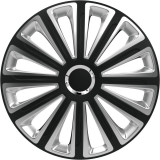 Set capace roti auto Cridem Trend RC 4buc - Negru/Argintiu - 14&#039;&#039; CRI1464RCBS