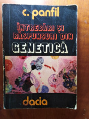 INTREBARI ?I RASPUNSURI DE GENETICA - C. PANFIL foto