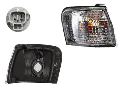 Lampa semnalizare fata Toyota Tercel Sedan, 1998-12.1999, fata, Dreapta, cu suport becuri; fara omologare; foto