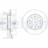 DELPHI BG3674C Disc frana