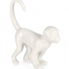Decoratiune Mowgli, Bizzotto, 21 x 7.3 x 25 cm, ceramica, alb