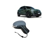 Oglinda usa exterioara Fiat 500x, 04.2015-, partea Dreapta, reglare electrica; grunduit; incalzit; sticla convexa; geam cromat; Senzor de temperatura