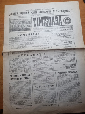 timisoara 29 aprilie 1990-alianta nationala pt proclamatia de la timisoara foto