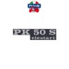 Sigla scris &quot;PK 50 S Elestart&quot; laterala Vespa PK 50 Avviamento (84-89) - PK 50 S Elestart (83-) 2T AC 50cc