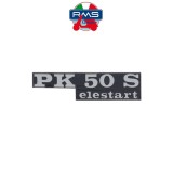 Sigla scris &quot;PK 50 S Elestart&quot; laterala Vespa PK 50 Avviamento (84-89) - PK 50 S Elestart (83-) 2T AC 50cc