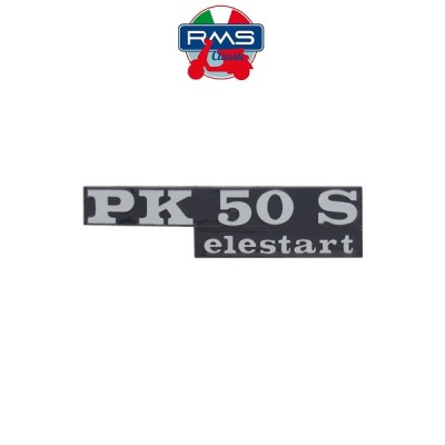 Sigla scris &amp;quot;PK 50 S Elestart&amp;quot; laterala Vespa PK 50 Avviamento (84-89) - PK 50 S Elestart (83-) 2T AC 50cc foto
