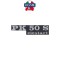 Sigla scris &quot;PK 50 S Elestart&quot; laterala Vespa PK 50 Avviamento (84-89) - PK 50 S Elestart (83-) 2T AC 50cc