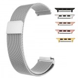 Curea tip Milanese Loop, compatibila Apple Watch 9|8|7|6|5|4|3|2|1 Series, 41mm|40mm|38mm, Silver, Size S