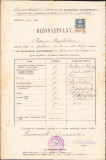 HST A1837 Certificat școlar 1913 Timișoara