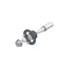 Butuc Roata Remorca 4x100 cu Ax, CW-0203. Distanta prezoane 4*100, include prezoane si piulita. Produs in UE.