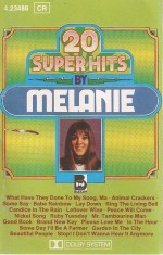 Casetă audio Melanie &lrm;&ndash; 20 Super Hits By Melanie, originală