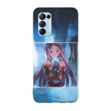 Husa compatibila cu Oppo A55, Viceversa, model Konno Yuuki Sword Art Online, Silicon, TPU, Transparent, Carcasa