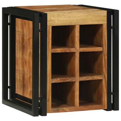 vidaXL Răcitor de vin 34.5x35x39 cm Lemn solid de acacia foto