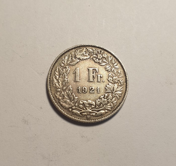 Elvetia 1 Franc 1921
