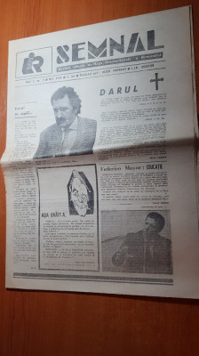 ziarul semnal mai 1990-emanuel valeriu foto