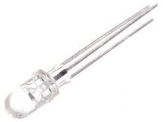 Fototranzistor 5mm cu ?p max 850nm, 70V, unghi de 30? ?i lentila transparenta foto