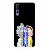 Husa compatibila cu Huawei P20 Pro Silicon Gel Tpu Model Rick And Morty Connected