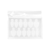 Sablon din silicon pentru tipsuri reutilizabile forma A, 10 buc.