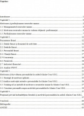 Lucrare licenta Motivarea si dezvoltarea personalului la o societate comerciala foto