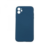 Husa protectie flippy compatibila cu samsung a12 liquid silicone case albastru inchis