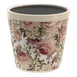 Cumpara ieftin Set 2 ghivece flori ceramica Roses 15x14 cm