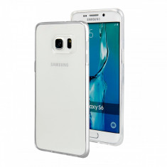 Husa SAMSUNG Galaxy S6 - Jelly Clear (Transparent) Anti-Ingalbenire
