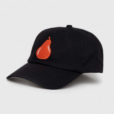 United Colors of Benetton șapcă de baseball din bumbac culoarea negru, cu imprimeu