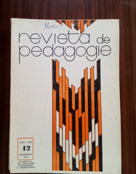 Revista de pedagogie Nr. 12/1976
